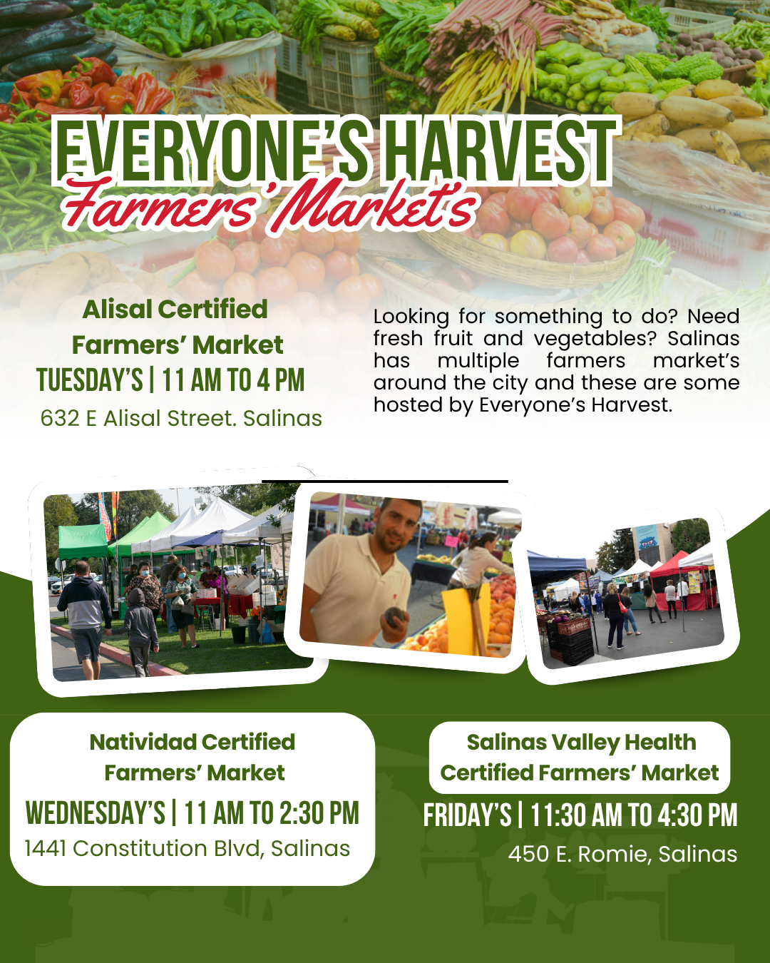 Alisal Certified Farmers’ Market 