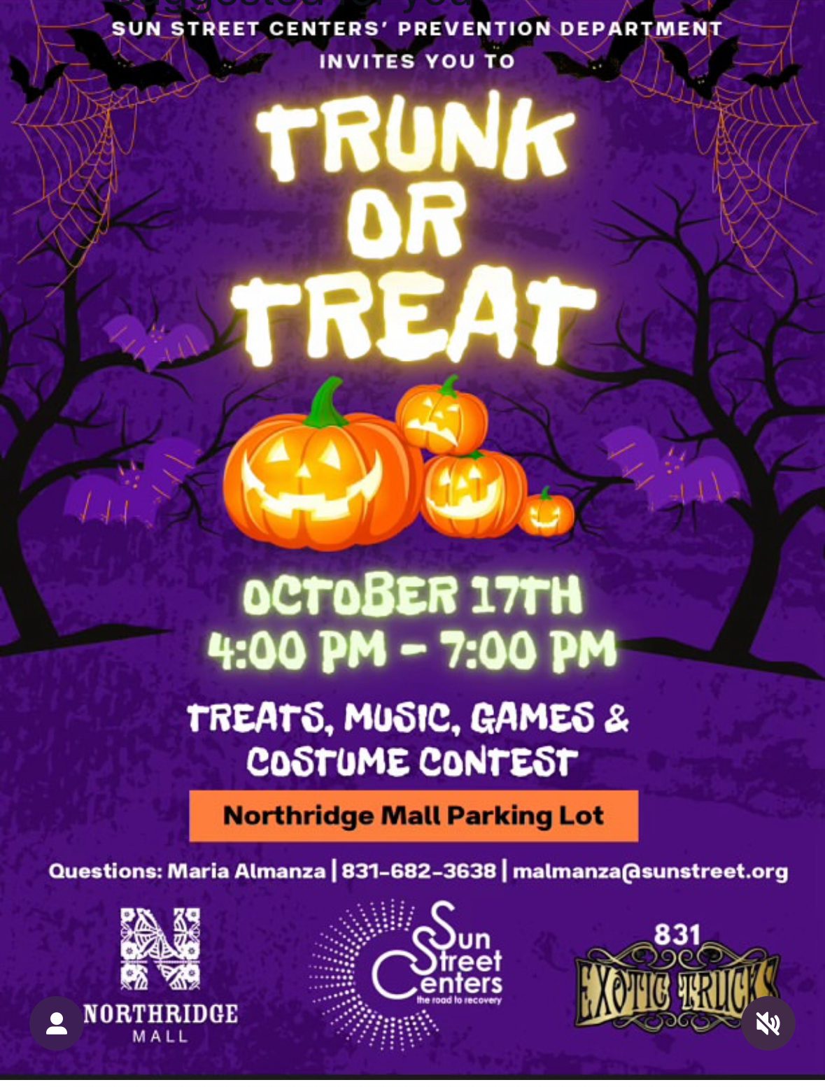 Sun Street Center’s Trunk or Treat in Salinas
