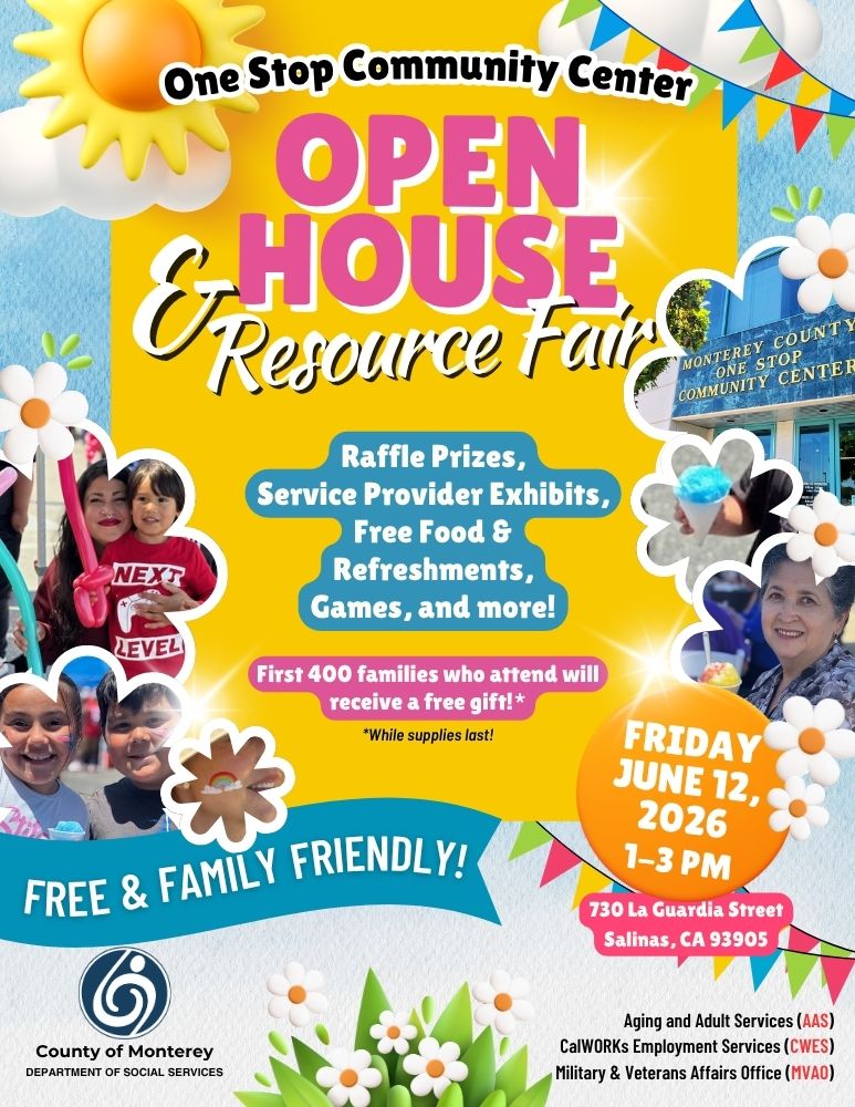 Join us for our open house and resource fair in June 12, 2026.
