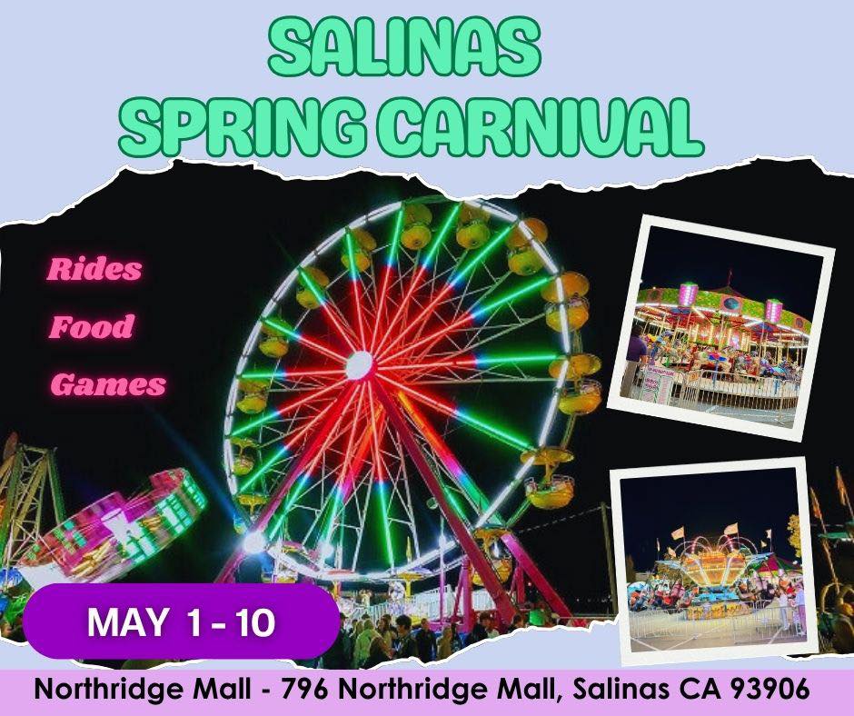 Join us for the Salinas Spring Carnival from May 1 to the 10th, 2026.