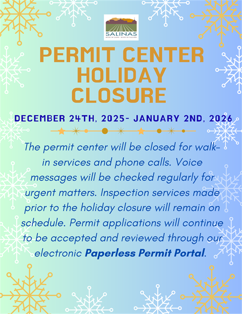 2025 of Permit Center Holiday Closure #1 ENGLISH (2).png