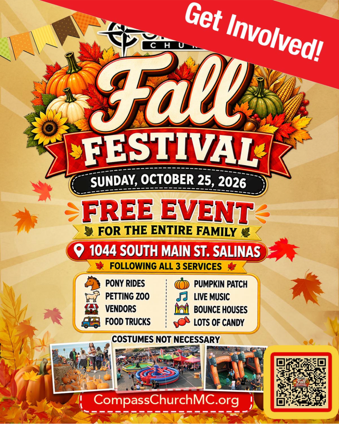 Join Compass Church for the Fall Festival Sunday October 25 