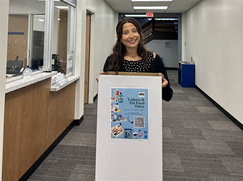 Toiltery and Pet food drive 2025