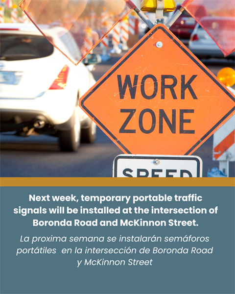 One lane of traffic on Boronda near McKinnon this Monday - Wednesday (1).png